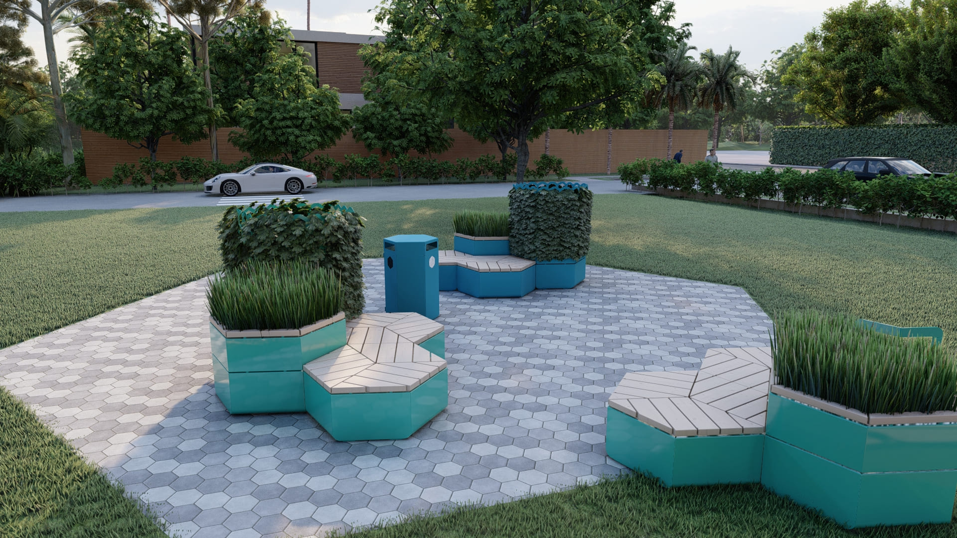Company Courtyard
